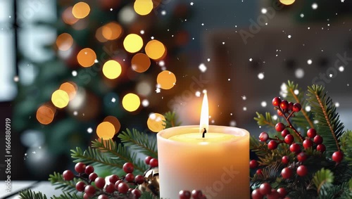 Christmas Candle Decoration