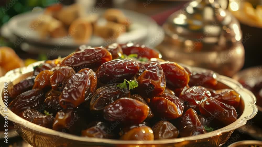 Fresh dates on table Fresh dates on table