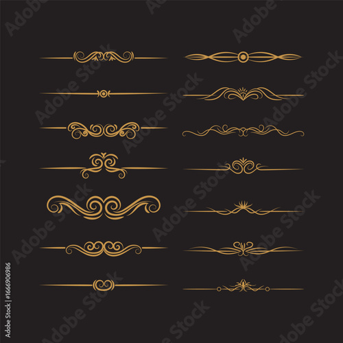 Luxury artistic floral ornament design 