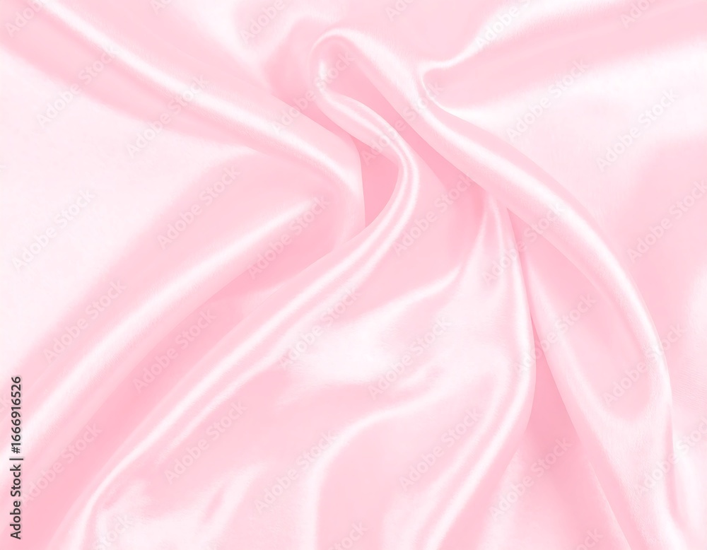 Fototapeta premium Smooth, pale pink silk fabric texture