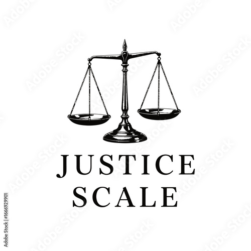 A golden justice scale, symbolizing balance, fairness, and the legal system.