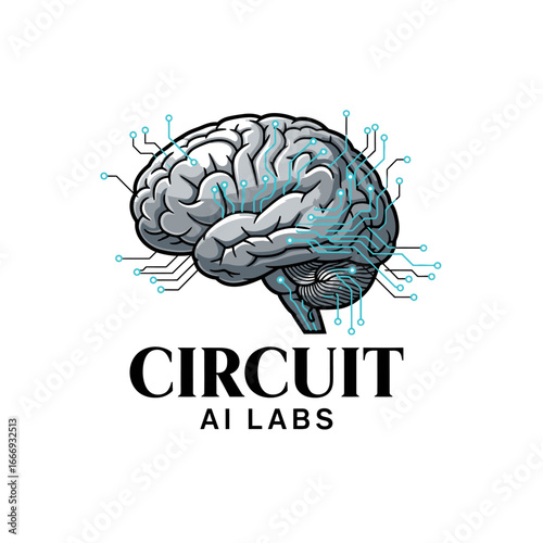 AI Labs logo featuring a brain with integrated circuitry.
