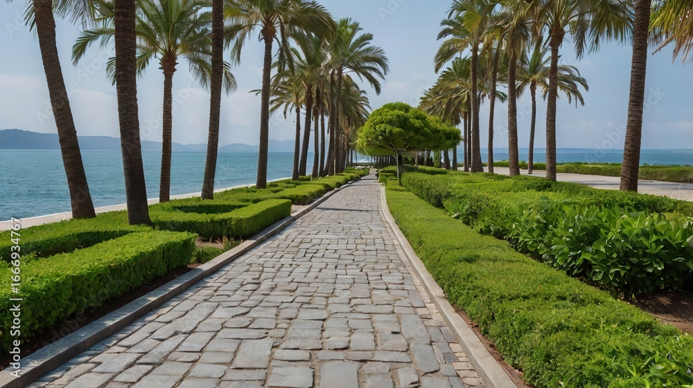 Obraz premium walkway to the beach