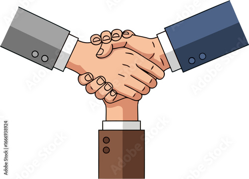 Business Teamwork and Collaboration Concept Vector