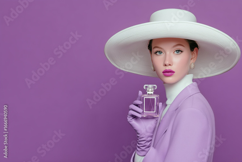 Elegant Perfume Lady
