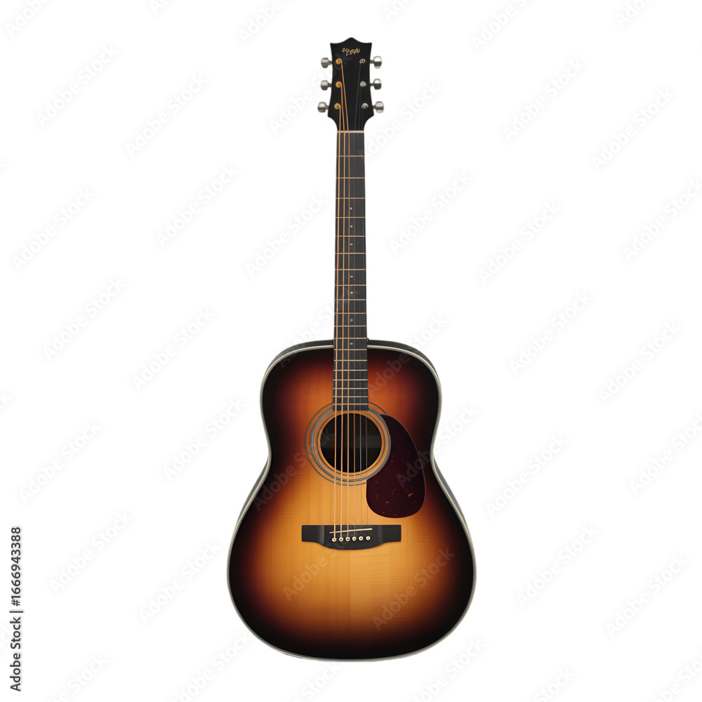 Naklejka premium guitar isolated on white