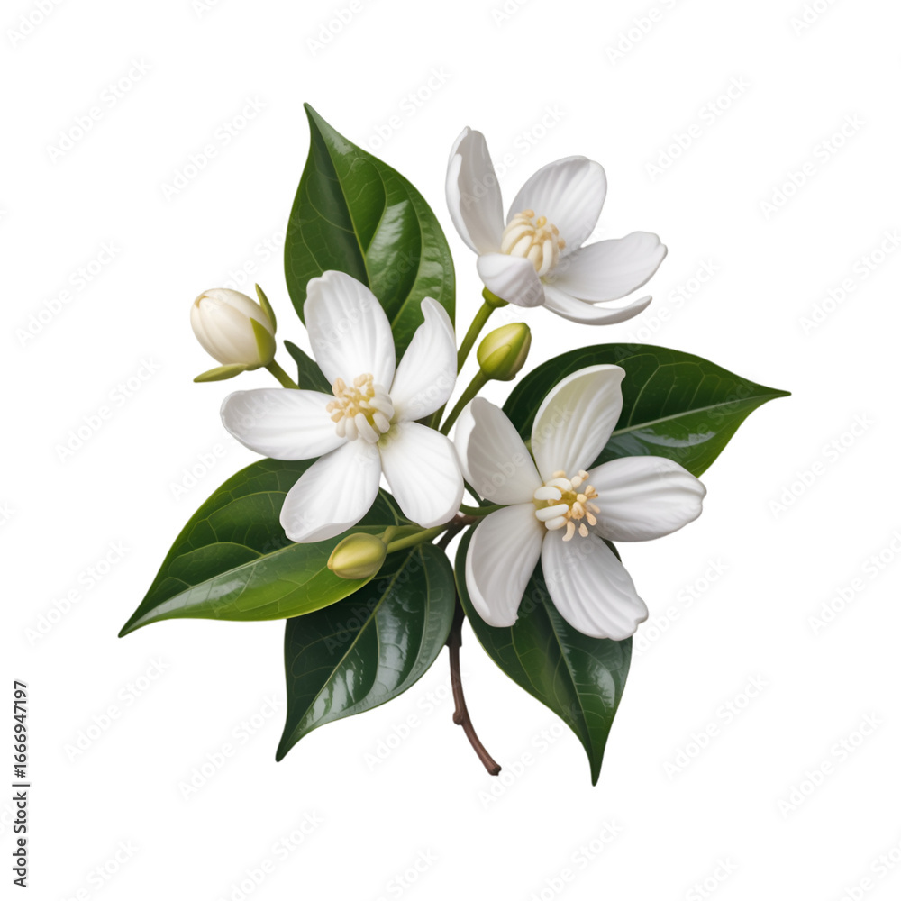 Obraz premium frangipani flower isolated on white