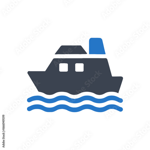 Passenger Ferry Water Vessel icon