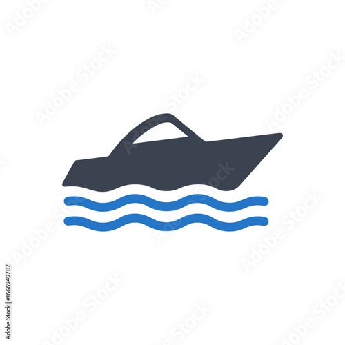 Fast Recreational Motor Boat icon