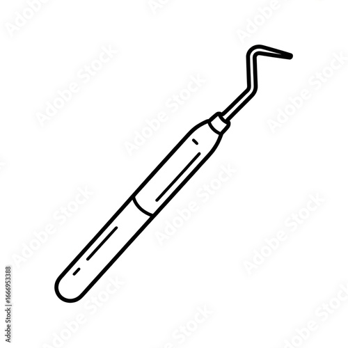 A beautiful line drawing of a dental coloring page