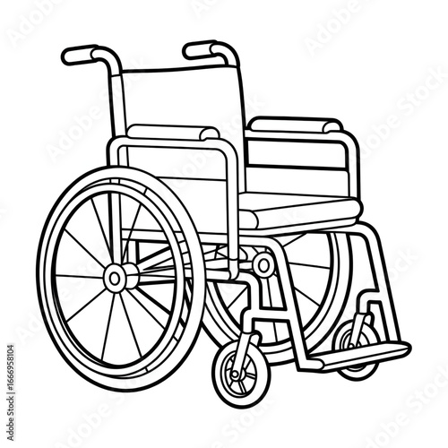 wheelchair vector illustration