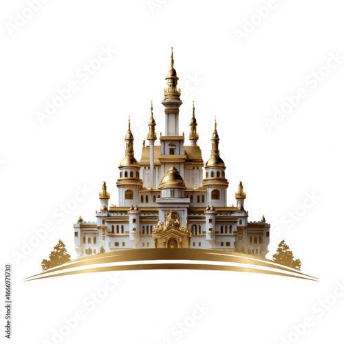 Elegant historic castle with ornate architecture majestic design intricate details cultural heritage iconic landmark scenic view and luxurious appeal in a heritage site