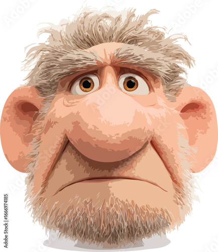 funny cartoon face