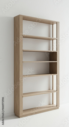 Minimalist Wooden Bookshelf
