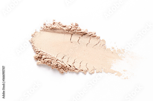 Foto A sample of dry cosmetic clay for a mask or cosmetic powder