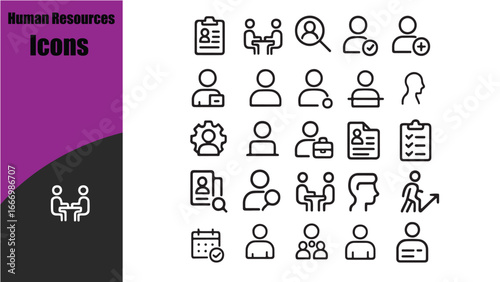 Resources Icons set