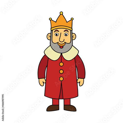 royal, gold, smiling, decoration, costume, smile, greeting, food, funny, joy, isolated, icon, illustration, king, cartoon, crown, vector, cute, business, mascot, logo, character, happy, friendly, fun,