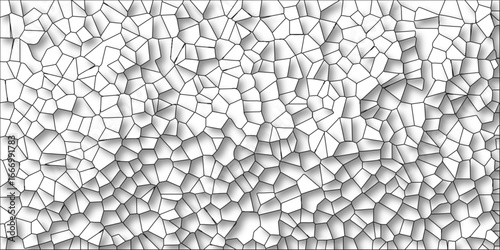 Seamless pattern with 3d shapes vector Vintage Illustration. Seamless pattern with 3d shapes vector Vintage Illustration. White abstract broken glass geometric retro tiles seamless patter .