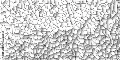 Seamless pattern with 3d shapes vector Vintage Illustration. Seamless pattern with 3d shapes vector Vintage Illustration. White abstract broken glass geometric retro tiles seamless patter .