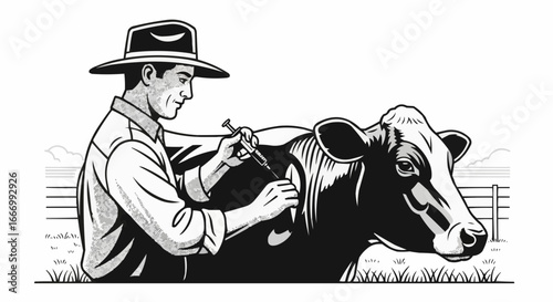 Livestock Vaccination on Farm