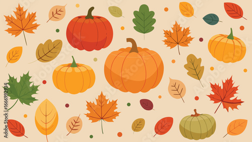 Overhead view of a vibrant collection of assorted pumpkins and gourds perfect for autumn harvest and seasonal decor designs
