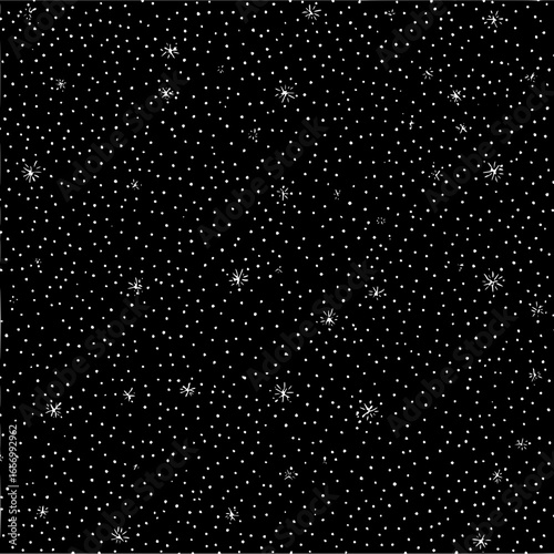 Explore the night sky stars pattern background vector illustration for your design projects and more uses