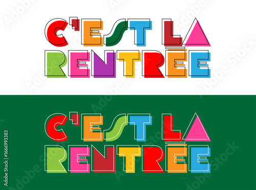 C'est la rentrée