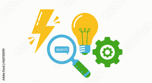 Dynamic idea generation sparks innovation with search and strategy tools
