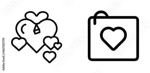 Valentine Icon Heart Love Romance Couple Relationship Celebration Symbol