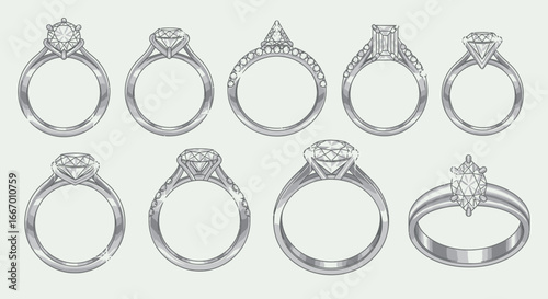 Discover stunning diamond engagement rings featuring classic styles and brilliant cuts for that special proposal.