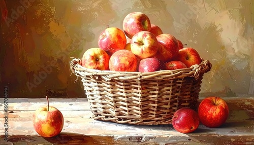 basket, fruit, apple, food, apples, crate of fruit, crate of apples, red, healthy, ripe, isolated, fresh, autumn, organic, white, sweet, vegetarian, delicious, harvest, wicker, juicy, nature, diet, co