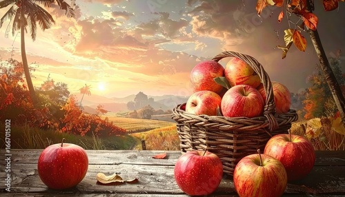 basket, fruit, apple, food, apples, crate of fruit, crate of apples, red, healthy, ripe, isolated, fresh, autumn, organic, white, sweet, vegetarian, delicious, harvest, wicker, juicy, nature, diet, co
