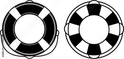 Lifebuoy set, Set of lifebuoy, lifebuoy collection, Vector of lifebuoy, lifebuoy silhouette, lifebuoy isolated on white background