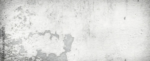 Grungy white textured background with faded paint and grime