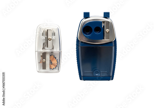 Pencil Sharpeners Blue Clear PNG on Transparent Background

