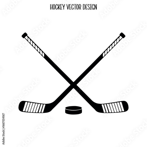 Hockey Sticks and Puck