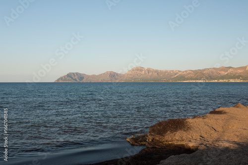 Beach Coast in Son Serra de Marina on Mallorca
