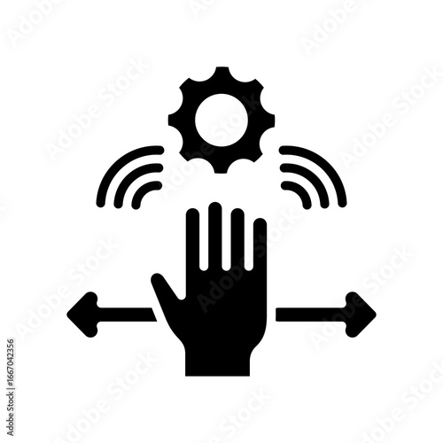 Gesture Control glyph icon