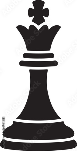 Chess queen icon symbol vector 