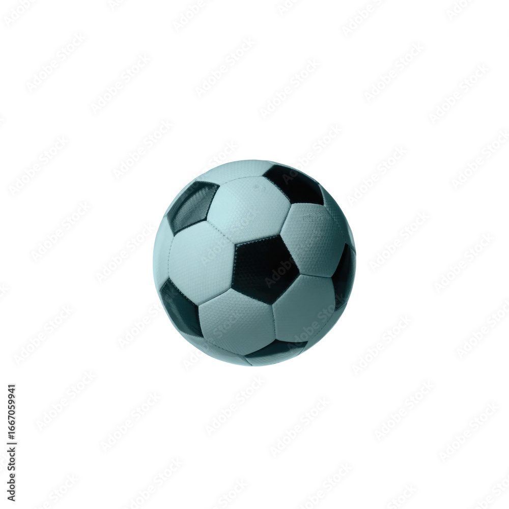 Obraz premium 3d rendered illustration of a soccer ball isolated on transparent background