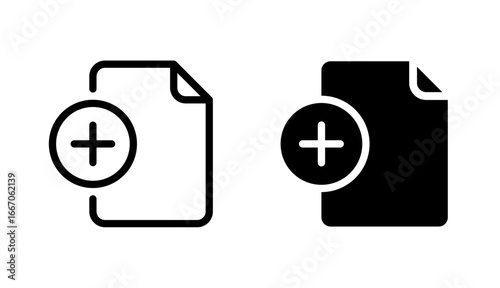 Add file or attach document icon