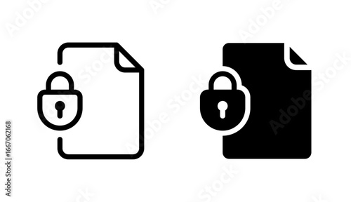 Locked file icon
