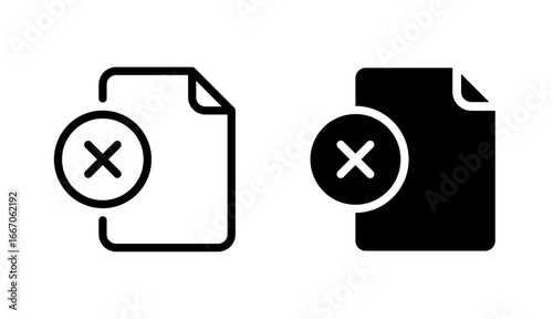 Delete file icon