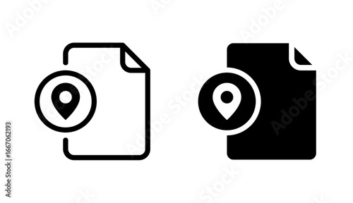 Location and file icon