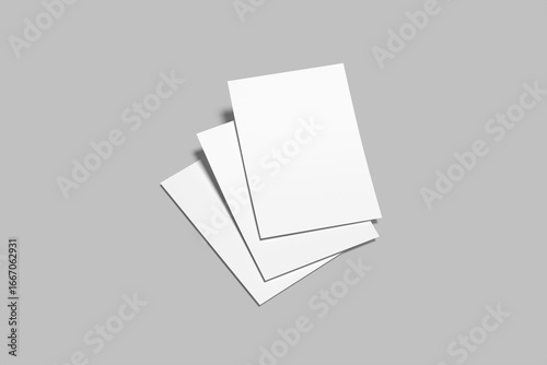 elegant Letter head blank mockup