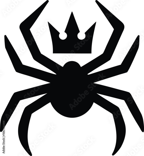 spider wears crown icon