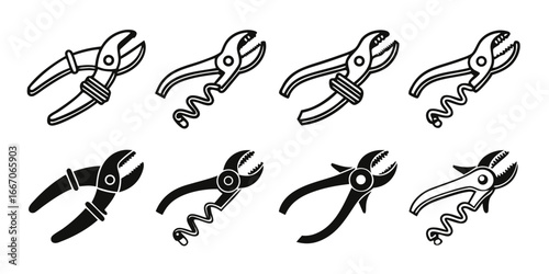 Collection of Pliers and Corkscrew Tools
