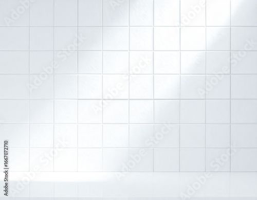 White textured wall with subtle square patterned finish