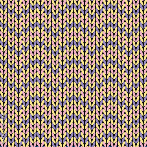 Knitted background pattern wallpaper knitting decorative print handmade textile knitting handiwork	