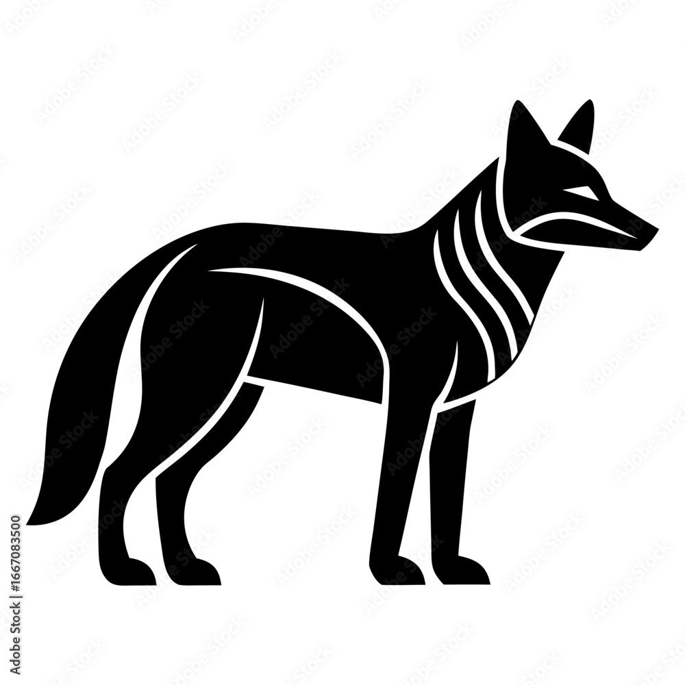 Fototapeta premium fox vector illustration